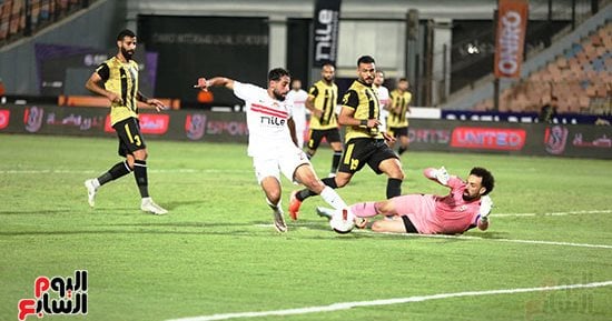 مباراة الزمالك والمقاولون العرب في الدوري المصري على استاد القاهرة الدولي